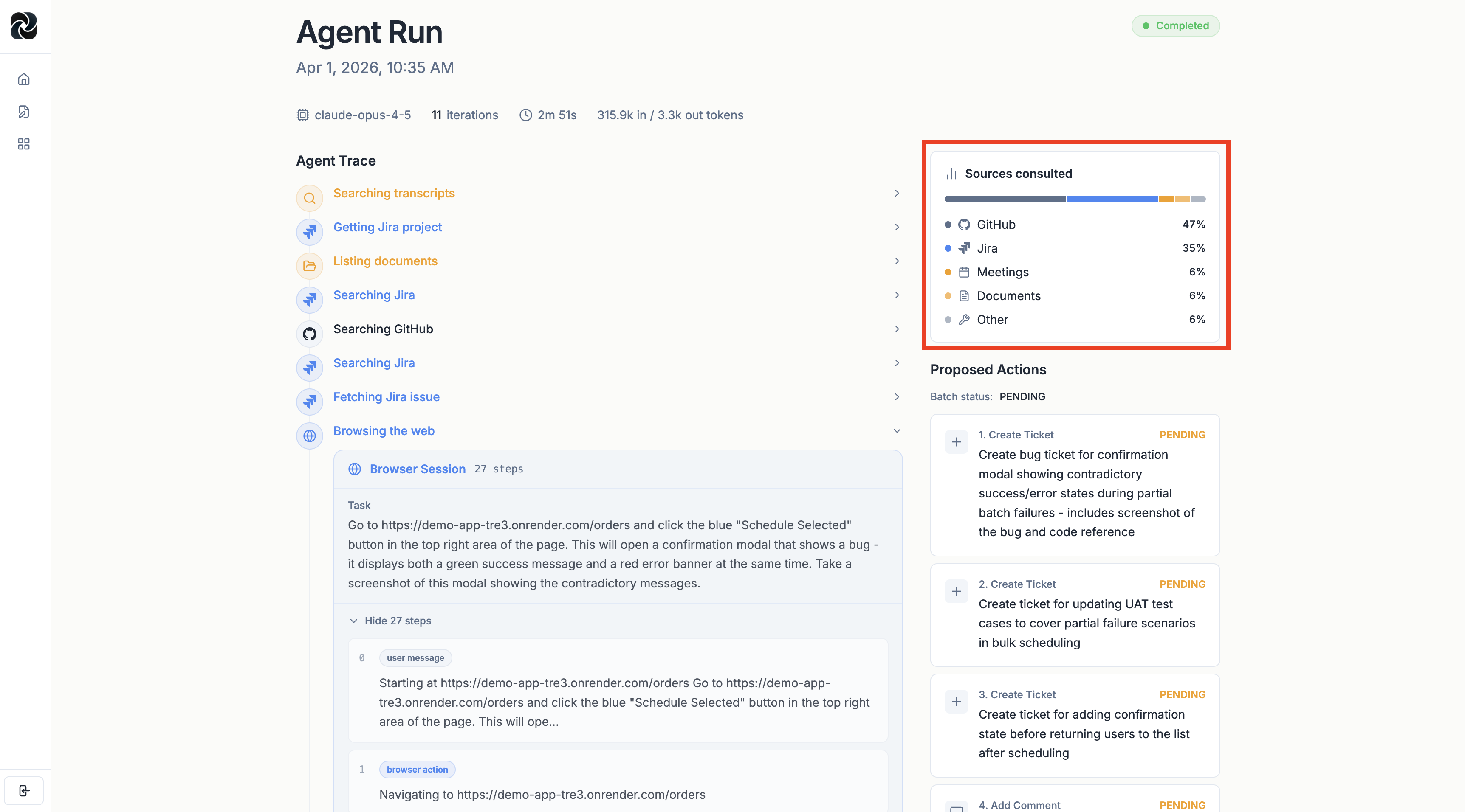 Telos Agent Run Consulting Sources